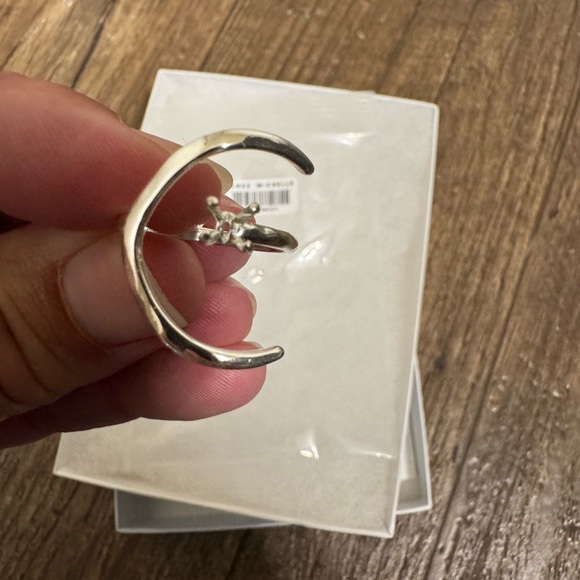 James Michelle silver ECLIPSE HERKIMER RING. Sz 5. Read below! - Picture 2 of 14